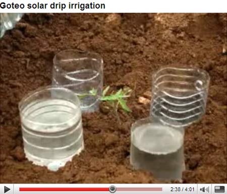 Goteo Solar drip Irrigation-You tube