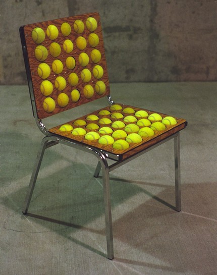 Tenis ball chair- design from wholman