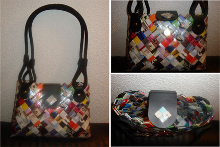 Bolsos de papel reciclado - Miki597