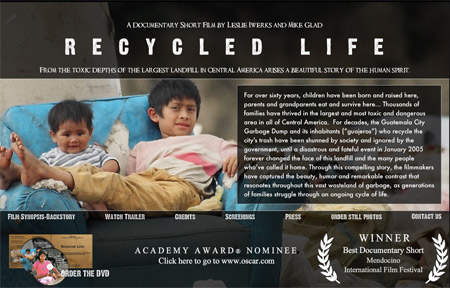 Documental Recycled Life de Leslie Iwerks hecho en el Sector 3 el mayor vertedero de América Central en Guatemala