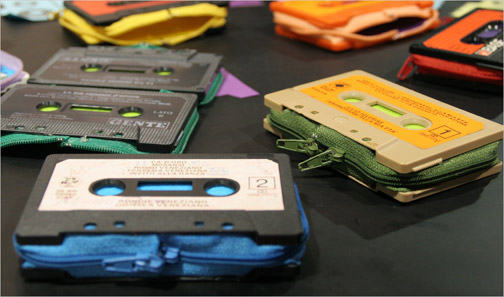 Cassette wallet de designboom.com