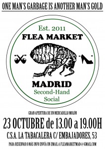 Flea poster madrid october 2011