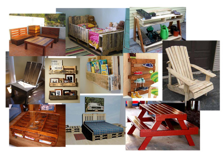 Muebles hechos con palets