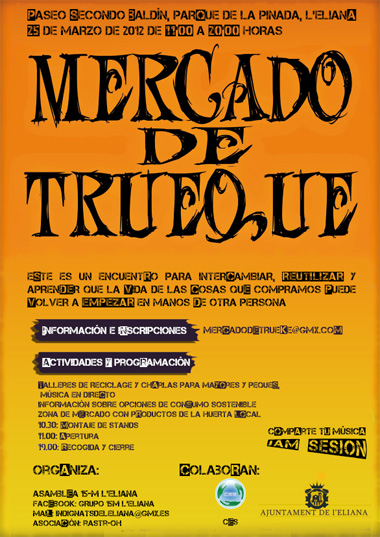 Mercado de trueque en La Eliana