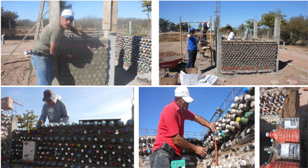 Casa hecha con botellas de plástico - Mario Alberto Tapia - México