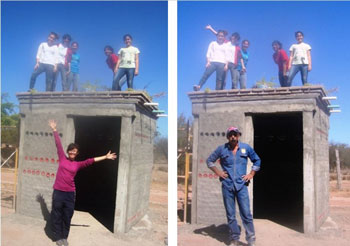 Casa autoconstruida con botellas de pet - México - Mario Alberto Tapia.