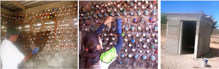 Casa autoconstruida reciclando botellas de pet - México - Mario Alberto Tapia