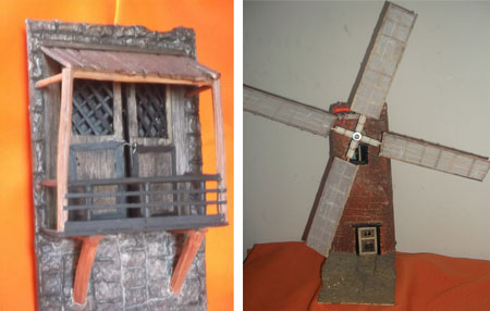 Mis pequeñas obras - Jorge William Vegazo - maquetas reciclando