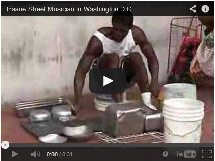  Insane Street Musician in Washington D.C. by nicovanduijn