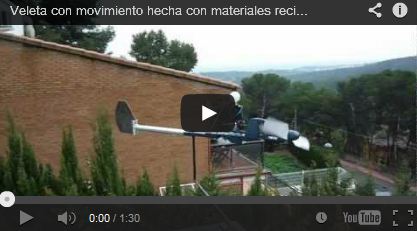 Veleta con movimiento hecha con materiales reciclados II  -  Oriol Juan Carlos