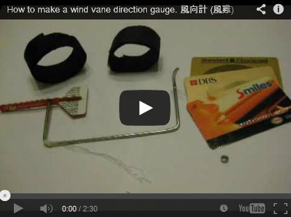 How to make a wind vane direction gauge - Cliff Leung