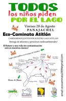 Eco caminata, todos por el Lago Atitlan.